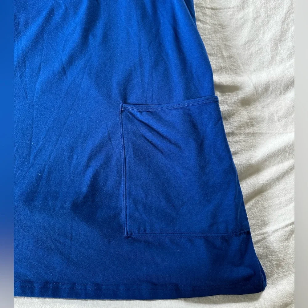 Blue Women’s Sleeveless Romper with Pockets size XL - Picture 3 of 9